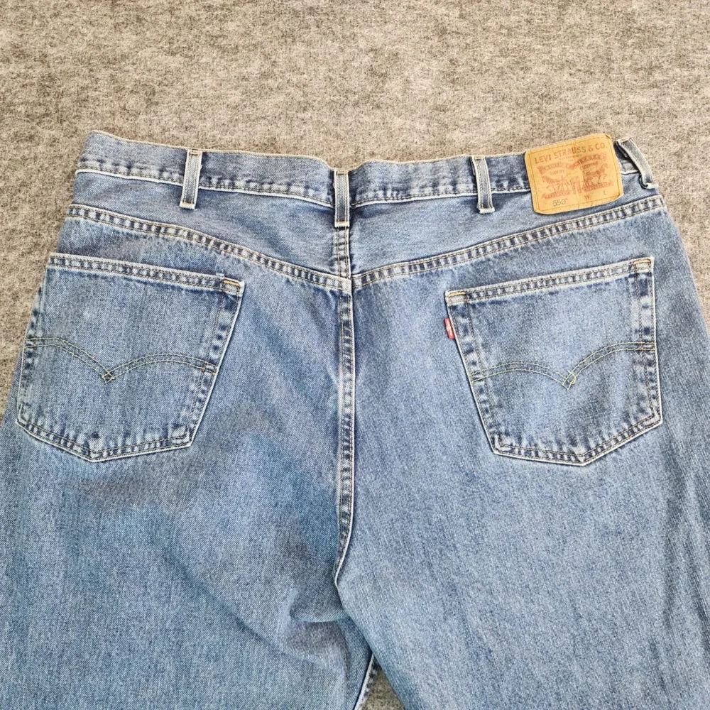Levis 550‎ Jeans Mens 42 X 31 Blue Denim Relaxed Fit Tapered Cowboy Casual